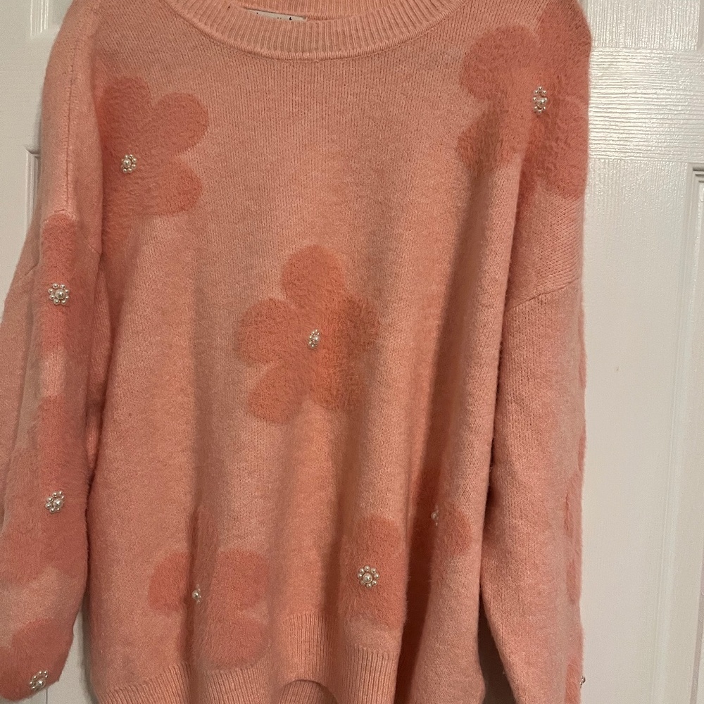 Pink Nanette Lepore sweater